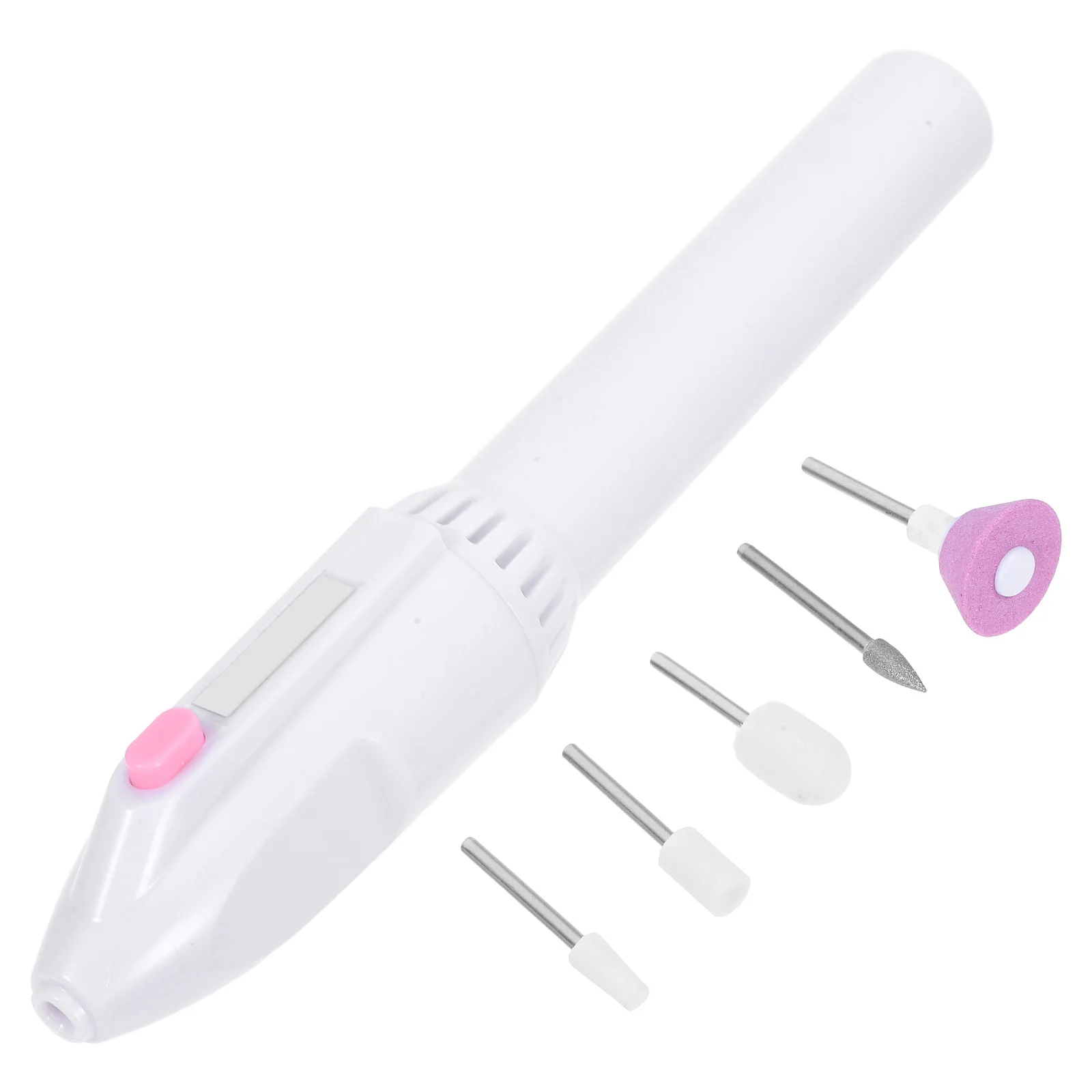 

5pcs Electric Nail File Pen Shape 5 Needles For Manicure Grinding Polishing Drilling Carving Engraving Sanding Sharpening