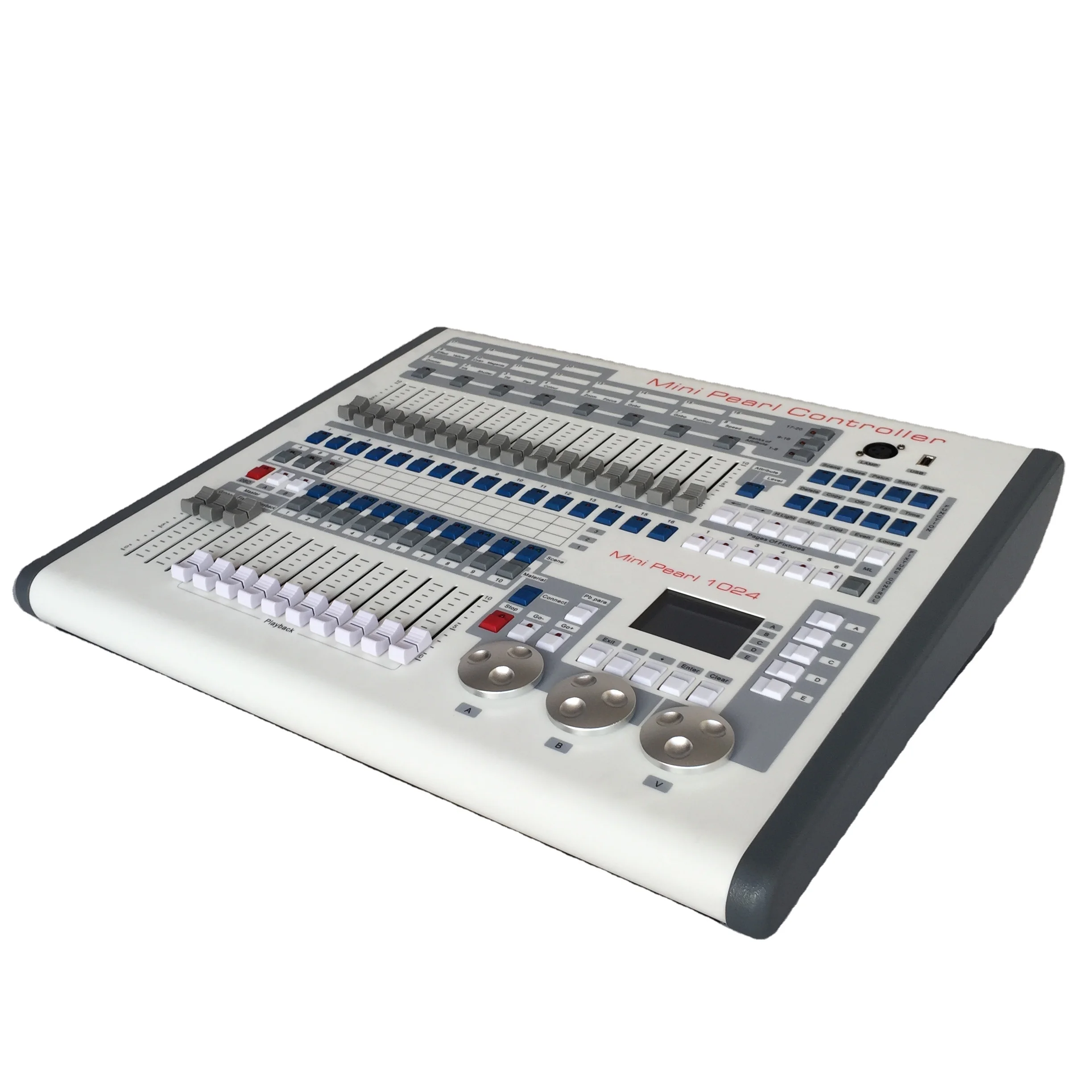 MiniPearl 1024 dmx512 lighting console controller with flight case packing