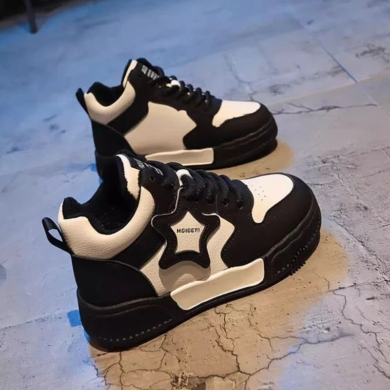 2026 New Girl's High Top Autumn Winter Fashion Boots Fleece Lined Soft Sole Casual Trendy Kids Skate Shoes view 6