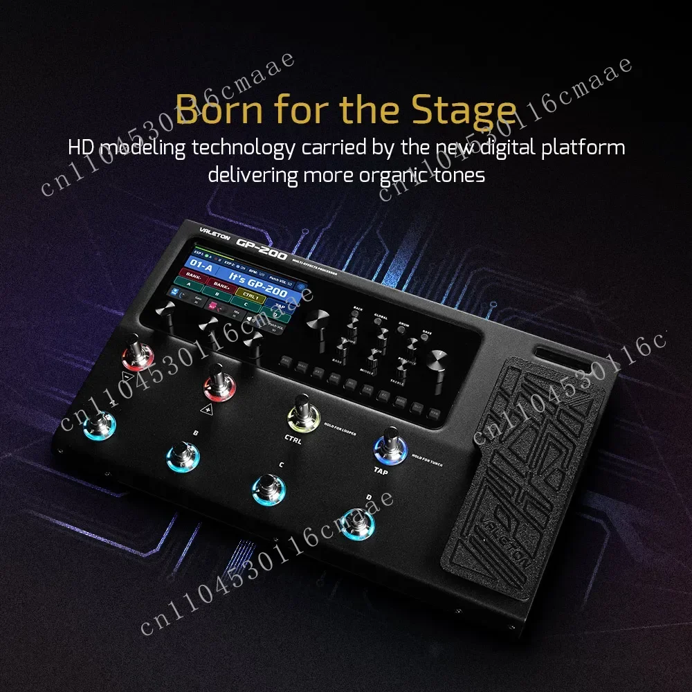 GP200 Guitar Bass Amp Black Modeling IR Simulation Multi-Effects With Power Adapter Pedal Guitar Effects view 5
