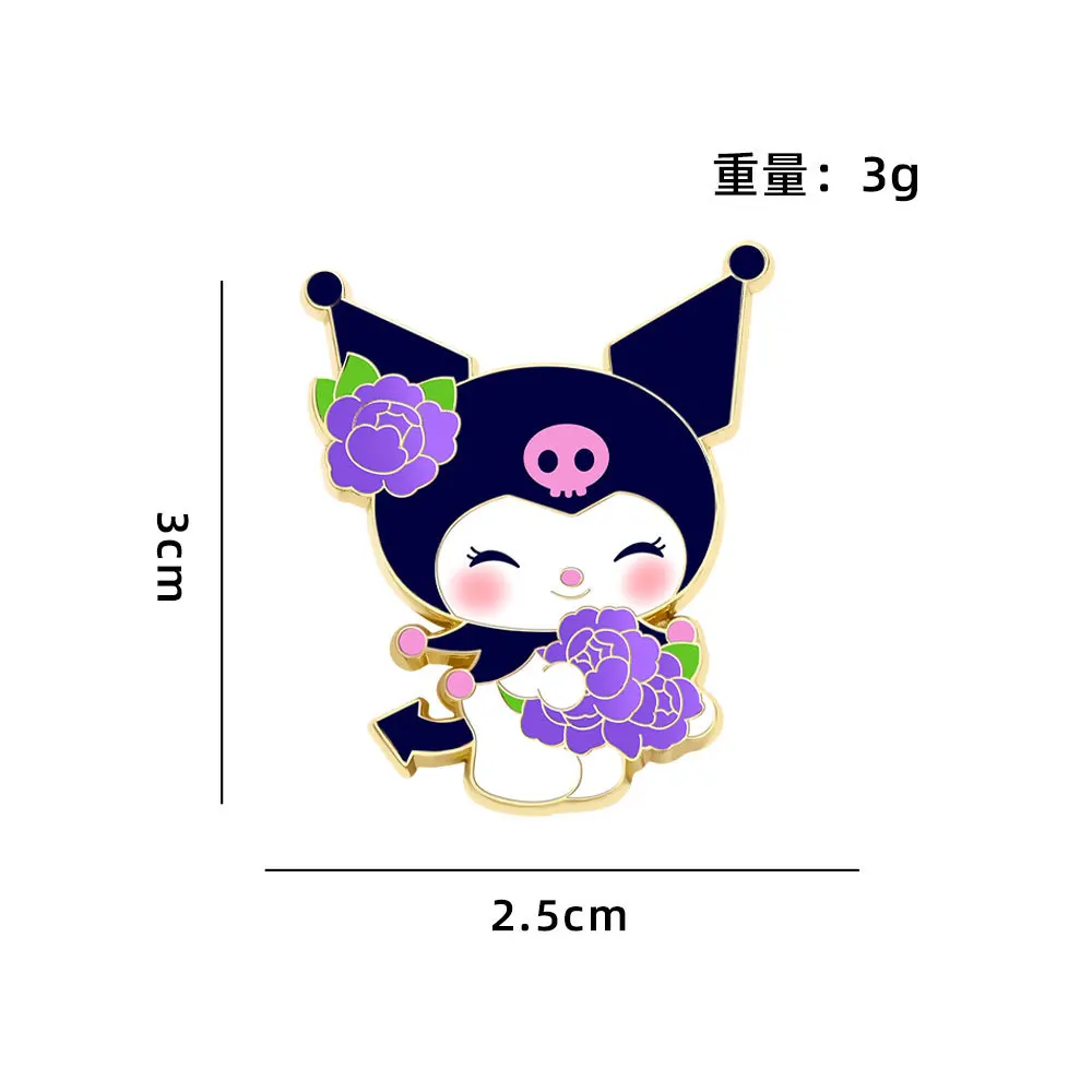 بروش صغير جديد، شعار كرتوني لطيف، علبة أقلام الملابس، بروش الإكسسوار