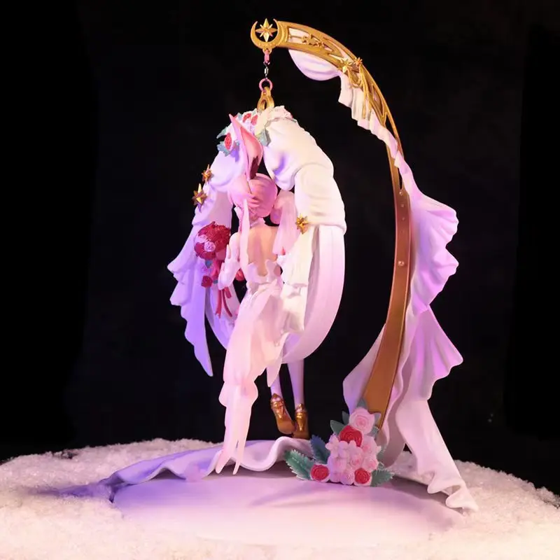 Beautiful Girl Series Huajia Kirara Dream Wedding Dress Yaeya Cherry Rabbit Ear Model Ornament Box Set Handmade