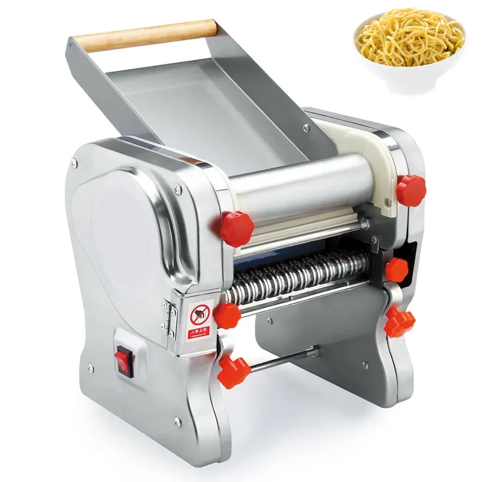 En casa, máquina para hacer fideos Udon, máquina eléctrica de prensa de fideos de buena calidad, eléctrica, de acero inoxidable, multifunción, 450x370x420