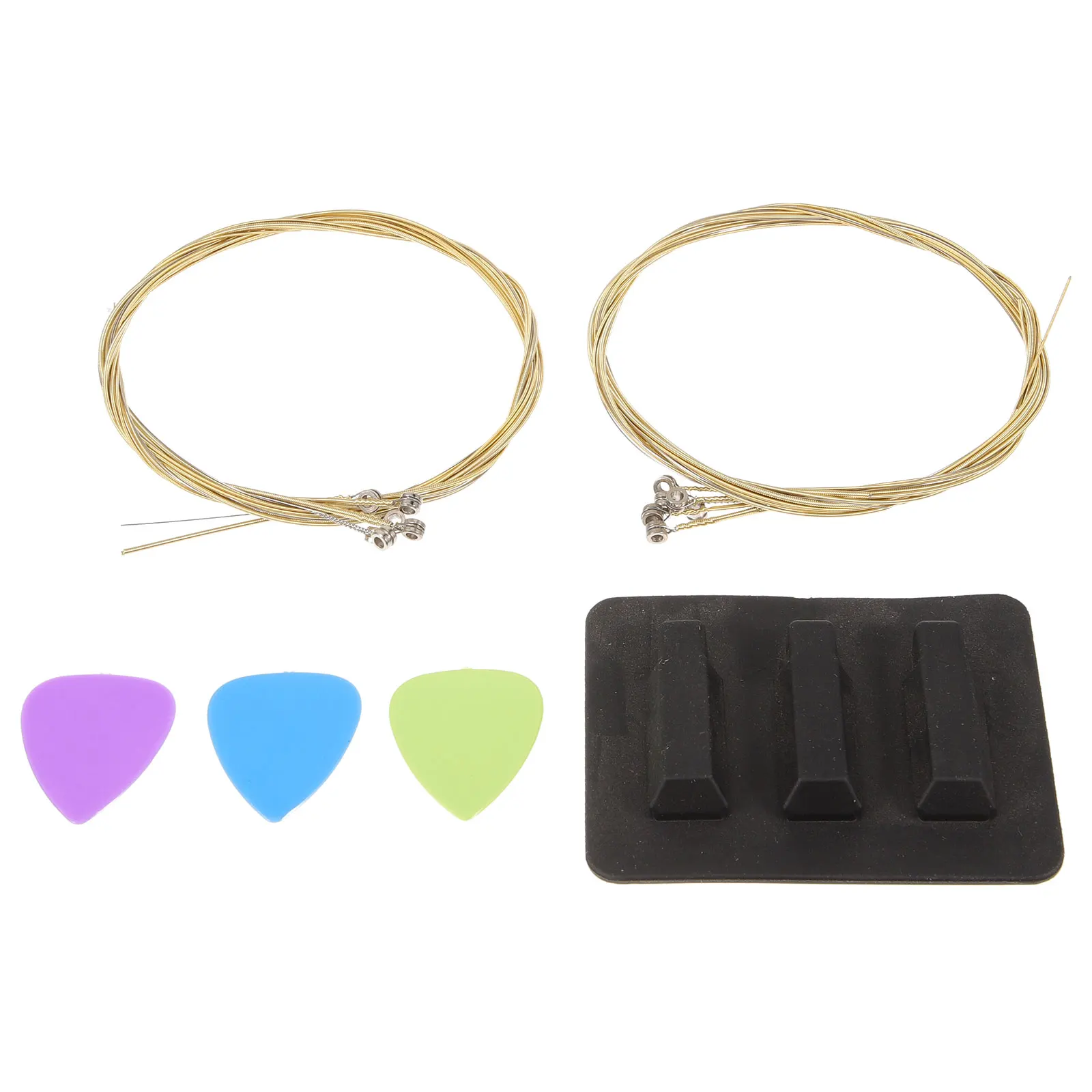 

Guitar String Set Accessories Parts Thin Acoustic Kit Picks for Service Various