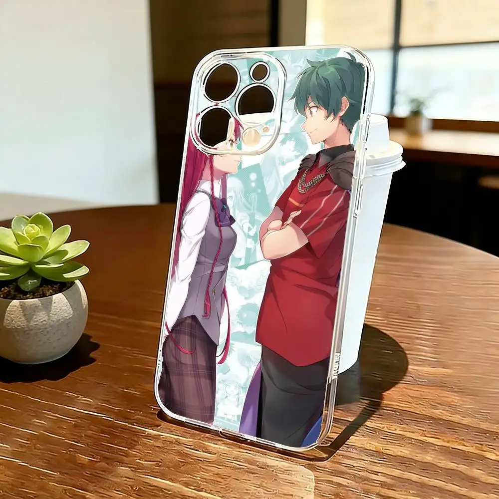 

The Devil is a Part-Timer_ Phone Case Transparent Silicone Soft For iPhone 17 16 15 14 13 12 11 Mini Pro Max Plus