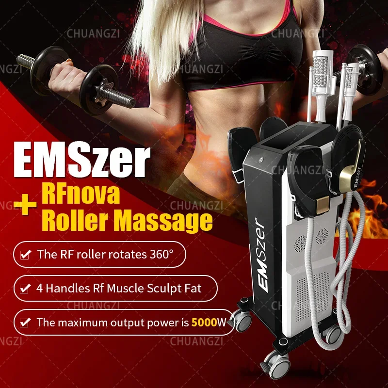 Commercial EMSzero Inner Ball Roller Machine 2 In 1 Muscle Building Electromagnetic Weight Loss Machine Body Slim Sculpting for