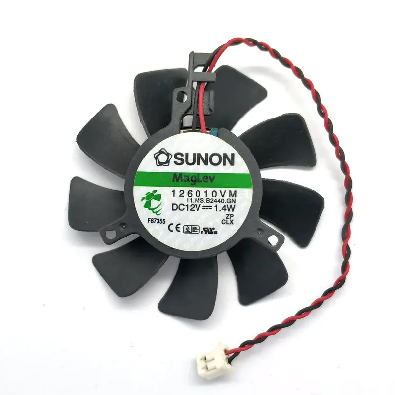 Original 60x10MM DC12v 1.4W 126010VM for Graphics Video card cooling fan