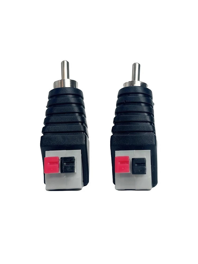 Adaptateur RCA mâle et femelle vers bornier, connecteurs Audio-vidéo AV sans soudure pour haut-parleur, Home cinéma, utilisation CCTV, 4/10/40 pièces