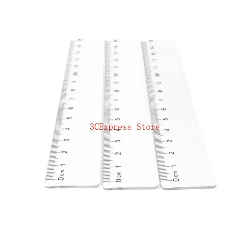 5 PCS 15cm 20cm حاكم المدارس الابتدائية وضع حاكم البلاستي