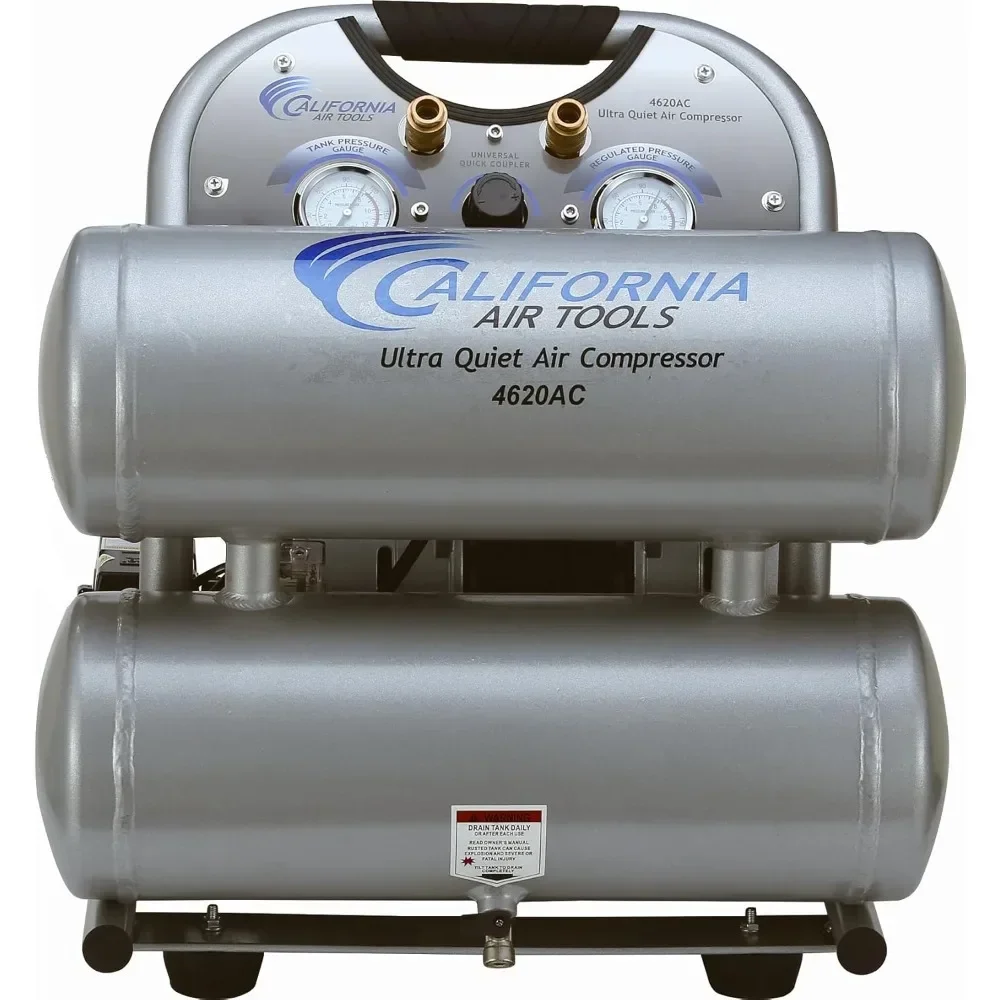 

CAT-4620AC 4GAL 2HP Twn Compressor, Silver