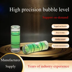 2Pcs Multifunctional Mini Bubble Level Woodworking Horizontal Bubble Inclinometer Green Bullseye Measure Bubble Level Home Tools