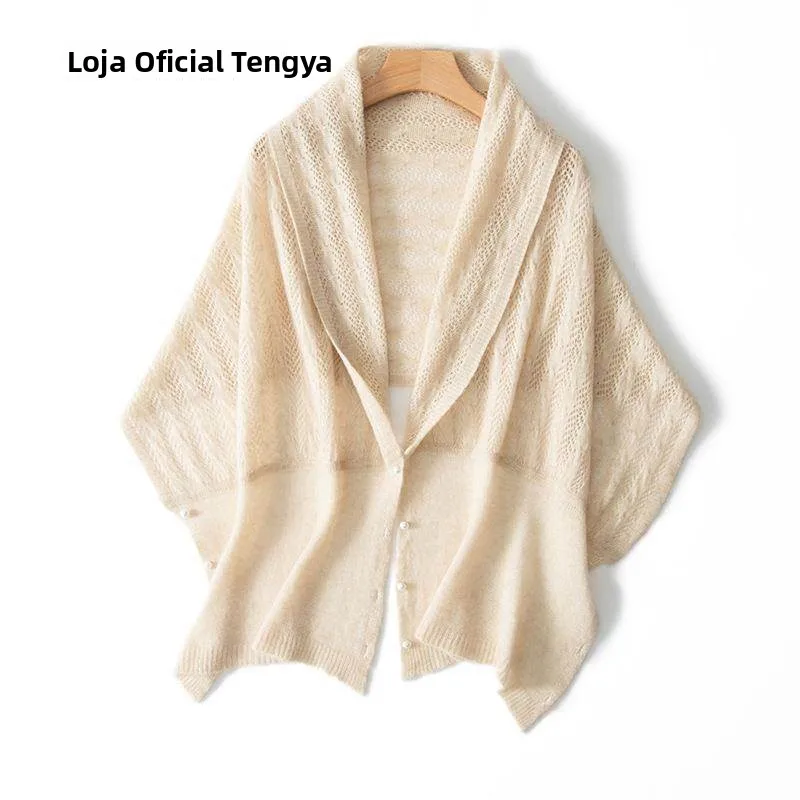 cashmere-shoulder-wrap-women's-thin-knitted-shawl-two-purpose-fashionable-cowl-neck-lightweight-air-conditioning-cardigan