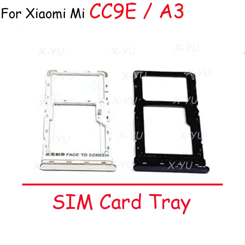 Voor Xiaomi Mi A1 5X A2 6X A3 CC9E Mi5X MiA1 MiA2 Mi6X MiA3 Sim Card Slot Lade Houder Sim kaartlezer Socket