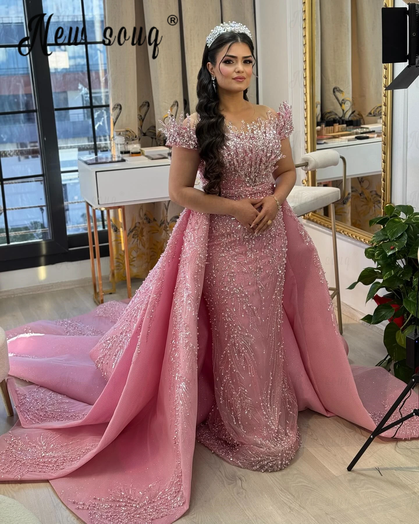 hot pink grad dresses Evening Dance Dresses A Line Tulle Prom Dresses Long Formal Dresses please do rush order service Pink Prom Long Prom Dresses