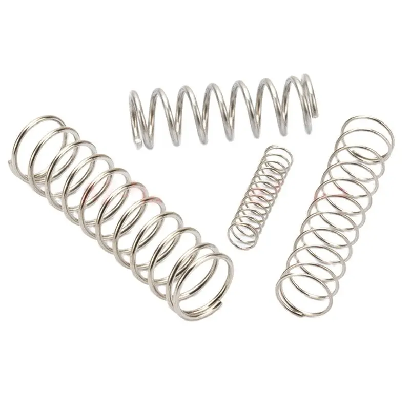 304 Stainless Steel Compression Spring Return Spring Wire Diameter 0.2/0.3mm Outside Diameter 1.5-6mm10Pcs