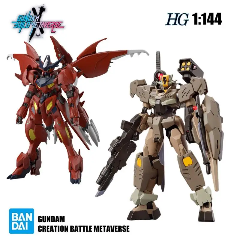 Bandai anime novo terno móvel gundam conjunto criativo construir metaverse hg1/144 montagem modelo de plástico kit brinquedos ação figuras presente