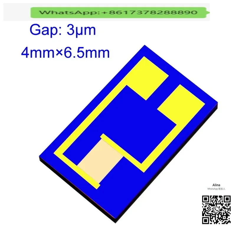 Photoelectric detection of 3μm silicon-based interdigital electrode capacitance array MEMS gas bioelectrochemical sensor