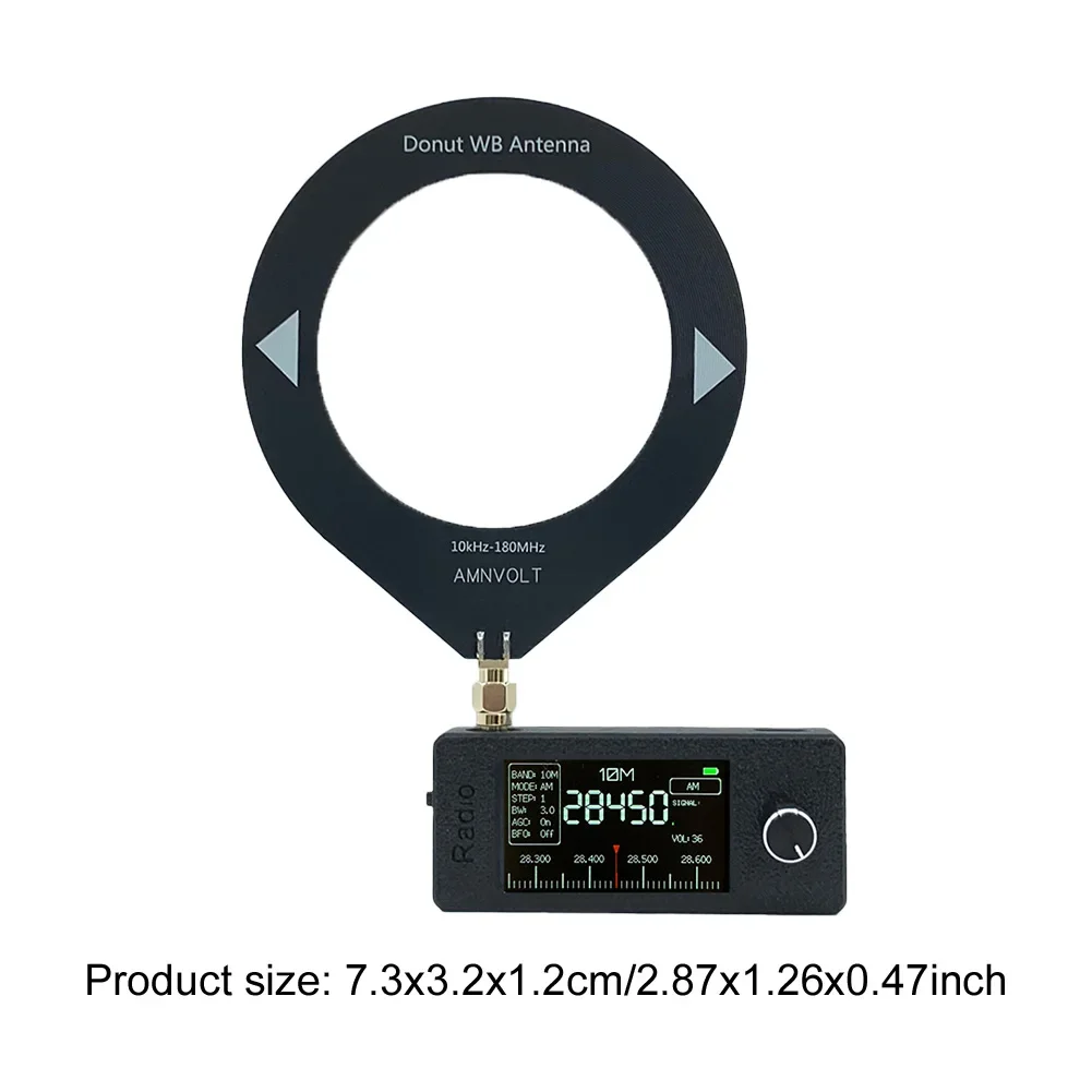 

SI4732 0.5-108mhz Portable LSB USB AM FM Pocket Mini Radio 1.9in Screen All Band Radio Receiver HF SW MW VHF Radio