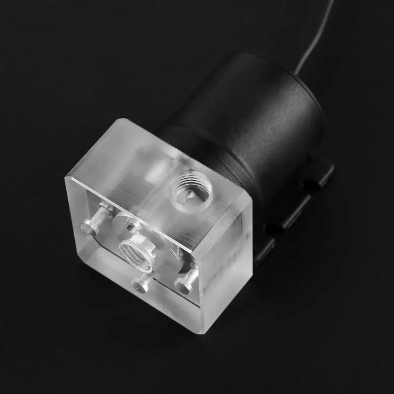 BNGF-110Mm Cylinder Water Tank G1/4 Thread 19W Sc600 Pump Computer Water Cooling Radiator Water Cooling Cooler For Computer Cpu