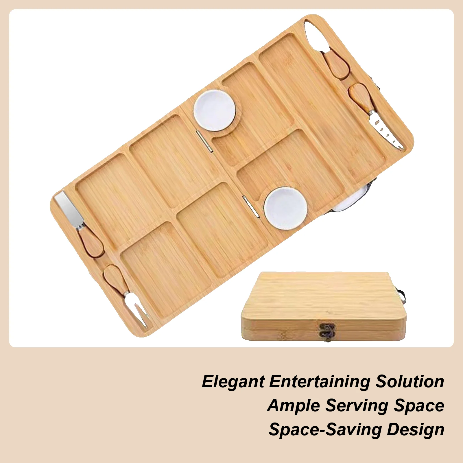 

Доска для приготовления еды, подарочная коробка, набор, складная разделочная доска для фруктов и хлеба, сырная доска, многослойный поднос для мясного сыра, блюдо для стола