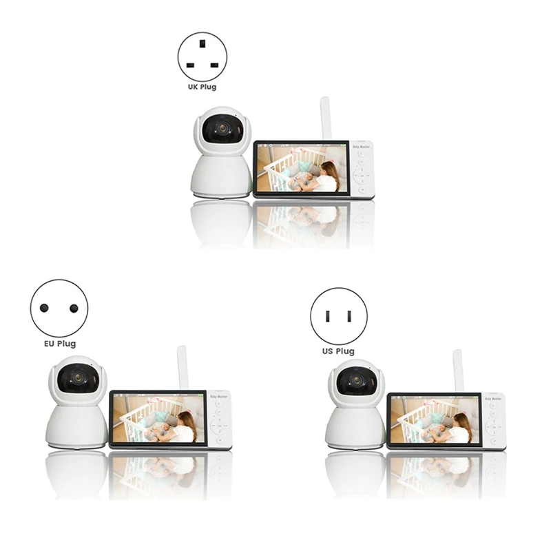 

Especial Screen Video Baby Monitor 10 Zoom Camera With Temperature Display Screen Smart Home