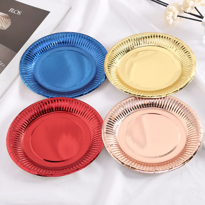 

Disposable Colorful Plate Birthday Wedding Party Anniversary Decoration Birthday Baby Shower Party Wedding Decoration Supplies