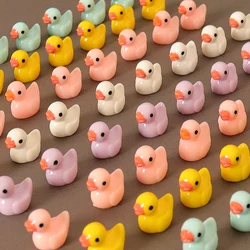 Accesorios de jardín de hadas de patos en miniatura, adorno para jardín de hadas, Micro paisaje, Decoración de Pastel de escritorio, decoración de plantas en maceta