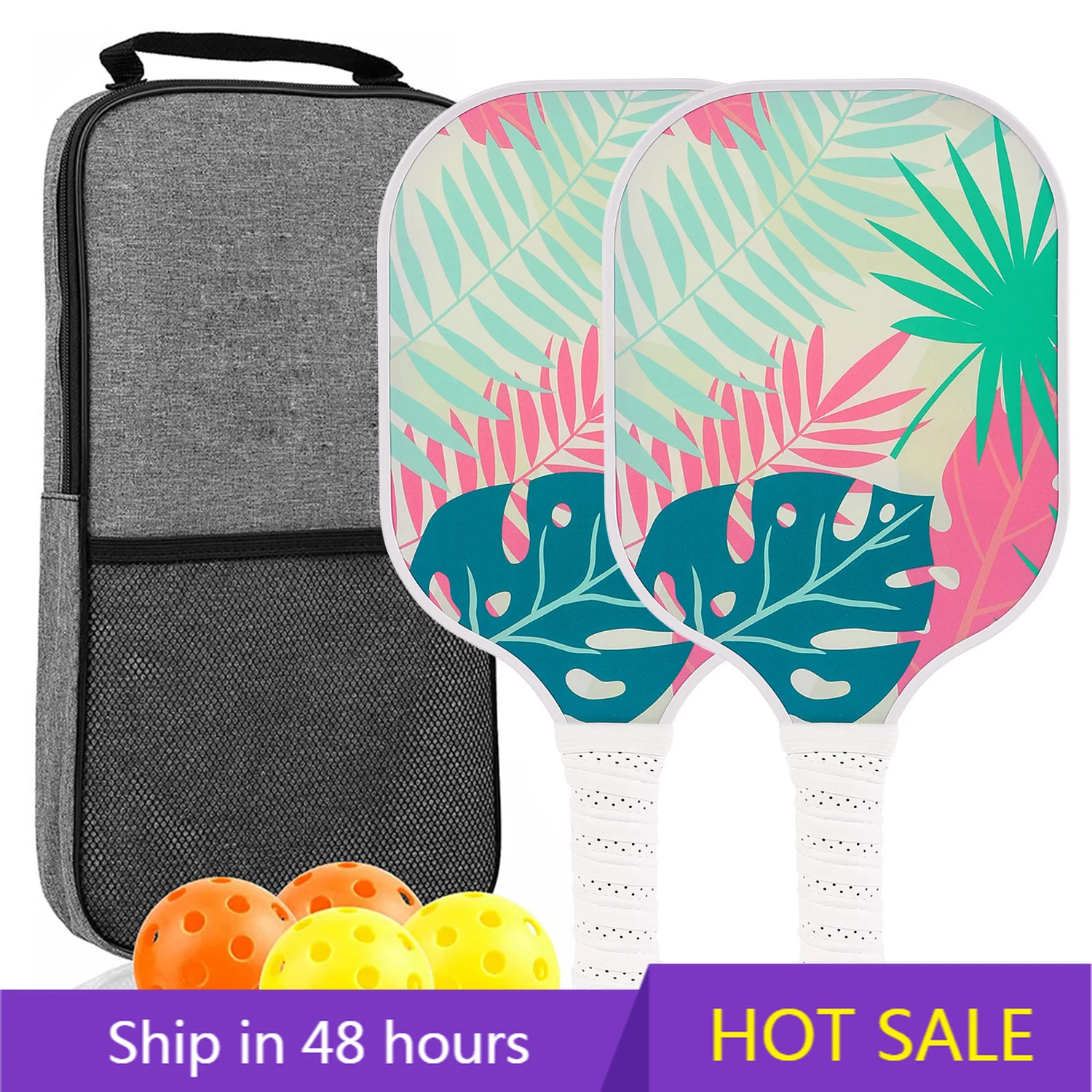 

YTYIN Hot Selling PickleBall Customized Logo Glass Fiber Pickleball Set High Quality PickleBall for Elder and Children