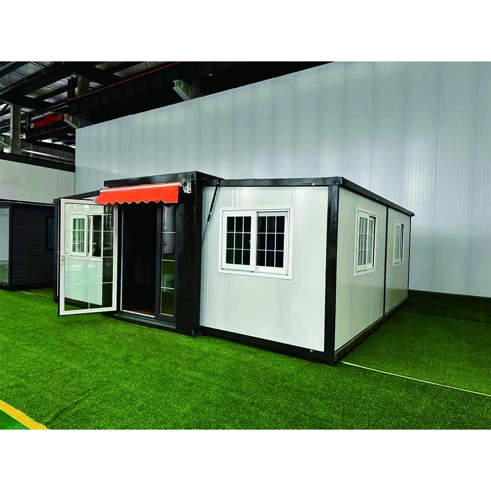 Maßgeschneidertes, farblich erweiterbares, modulares Haus, Fertighaus, 20 Fuß, zusammenklappbares, erweiterbares Containerhaus für den Verkaufsbau