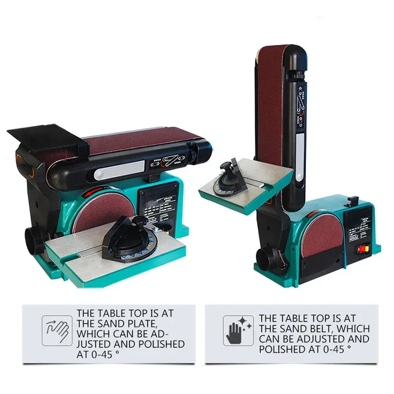 

Multifunctional Belt Sander Grinder Metal Wood Polishing Belt Grinder Woodworking Polishing Tool Electric Grinding Machine