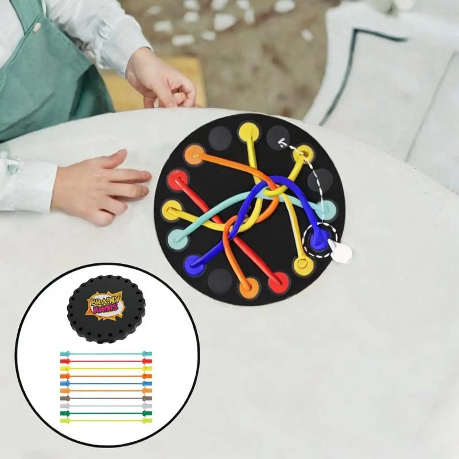 لعبة الحبل Untangle لعبة ألغاز الحبل للأولاد والبنات والكبار والأطفال #4