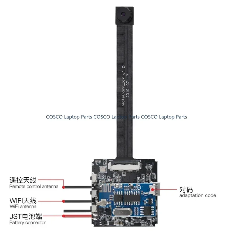 Matecam X9 4K 60FPS IMX258 小型 Wifi バッテリー駆動セキュリティ