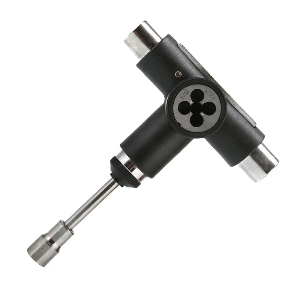 

Многофункциональный портативный инструмент для скейтборда с трещоткой, сверхпрочная стальная конструкция, подходит для всех моделей