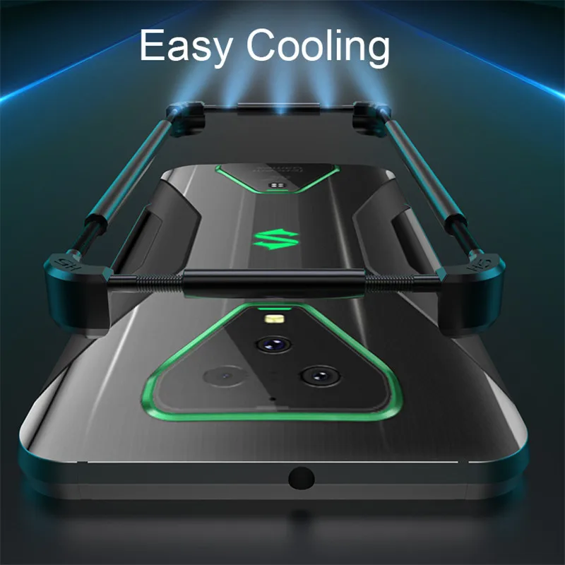 Adjustable Universal Stainless Steel Metal Bumper Case For Xiaomi Black Shark 4 3 Pro 2 Pro Helo Case Aluminum Phone Cover Funda