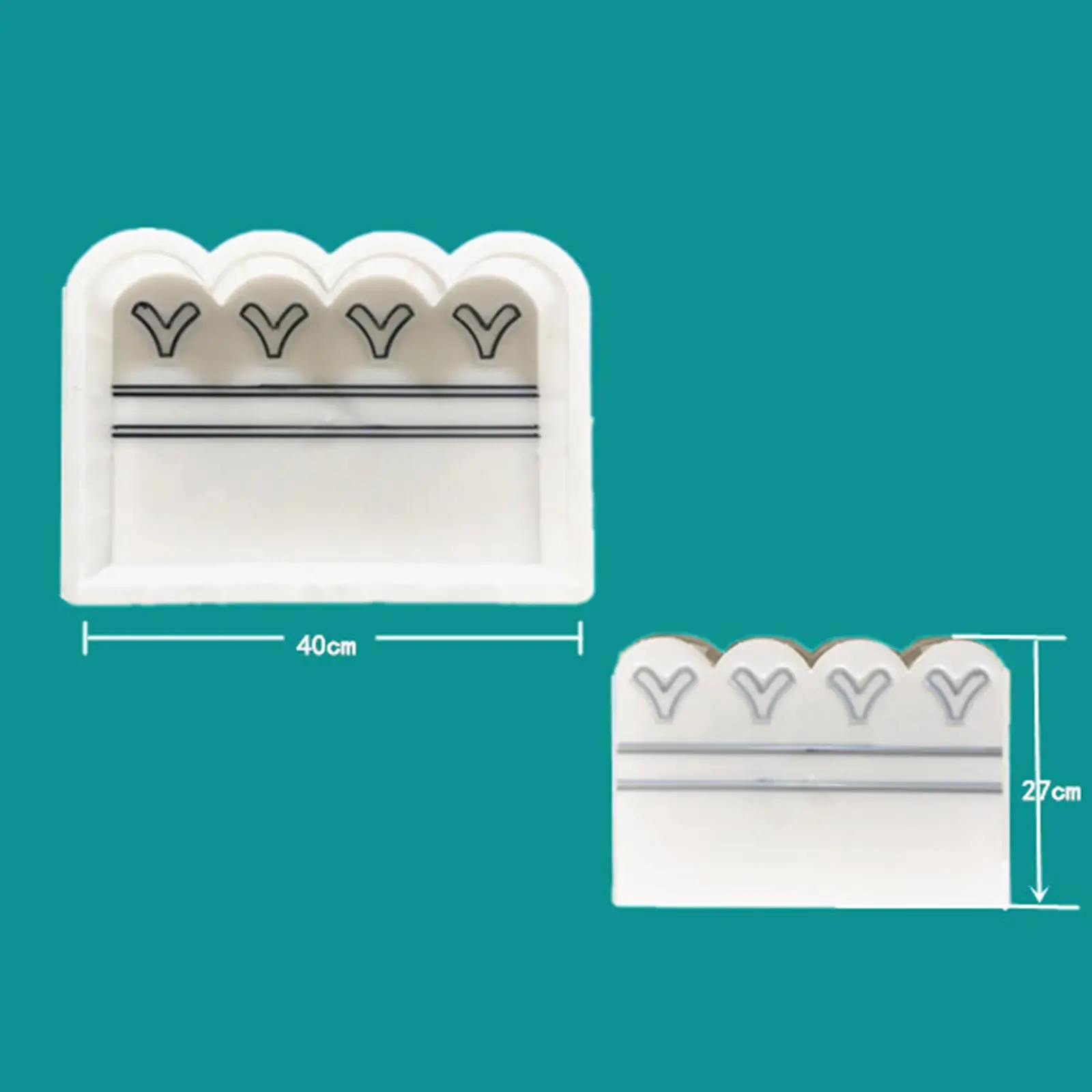 

Форма для бордюра из полипропилена для клумб и газонов, инструмент для цементных работ, для самостоятельного оформления сада и декоративного ограждения газонов