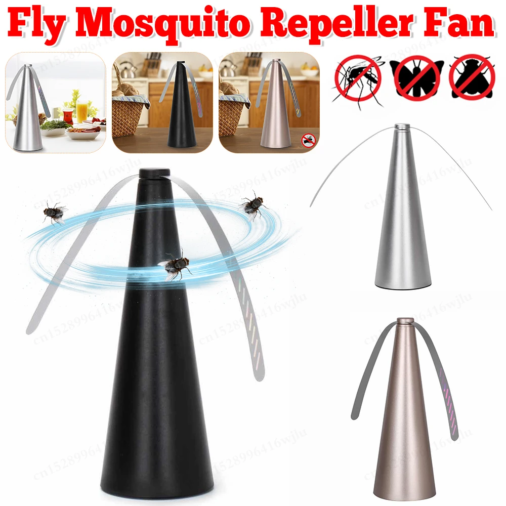 

Camping Mosquito Repellent Fan USB Or AA Battery Powered Fly Mosquito Repeller Fan Portable Pest Control for Indoor Outdoor