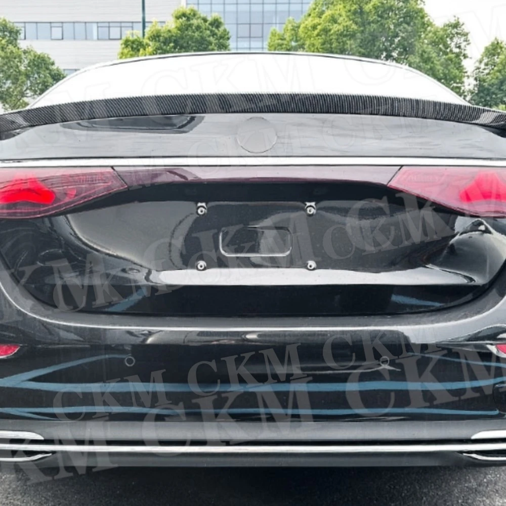 

CKMUUER для Mercedes-Benz E-класса W214 E260 E300 E53 E63 AMG Седан 2024+ Задний спойлер на багажник из ABS-пластика, обвес, автомобильные аксессуары
