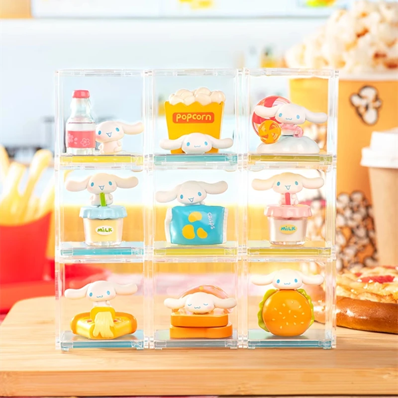 Miniso Cinnamoroll Convenience Fast Food Series Micro Box Desktop Scene Decoration Trendy Toy Model Children's Birthday Gift