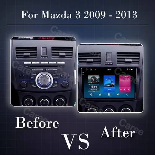 Imagen 2 del producto Radio del coche para Mazda 3 2009 2010 2011 2012 2013 Android 14 reproductor Multimedia 4G navegación GPS Carplay DVD unidad principal No 2 Din BT
