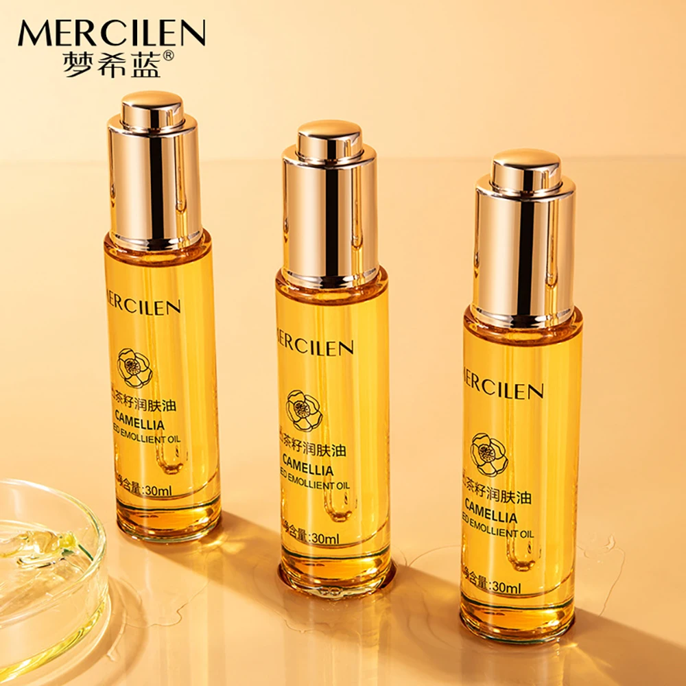 Camellia Seed Essence Oil For Facial Care Brighten Skin Moisturizing Soothing Oil Control Face Serum Korea Skincare Products