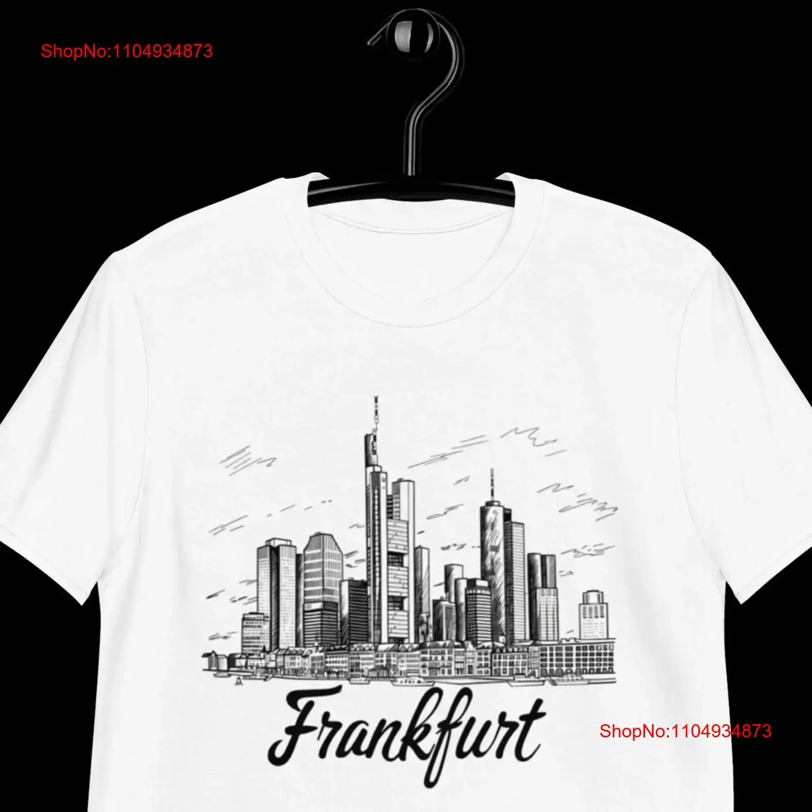 

Frankfurt T Shirt am Main Memory Germany Idea Souvenir Keepsake FFM vintage Washed Stylish homme Top For Everyday Wear Soft