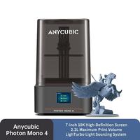 Top Photon Mono 4 UV Resin 3D Printer High-Speed 10K 7'' high-definition screen 3D Printing Size 153x87x165mm