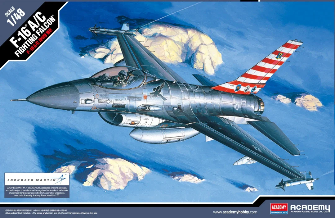 

Academy model 12259 1/48 F-16A/C Fighting Falcon Scale Model Kit