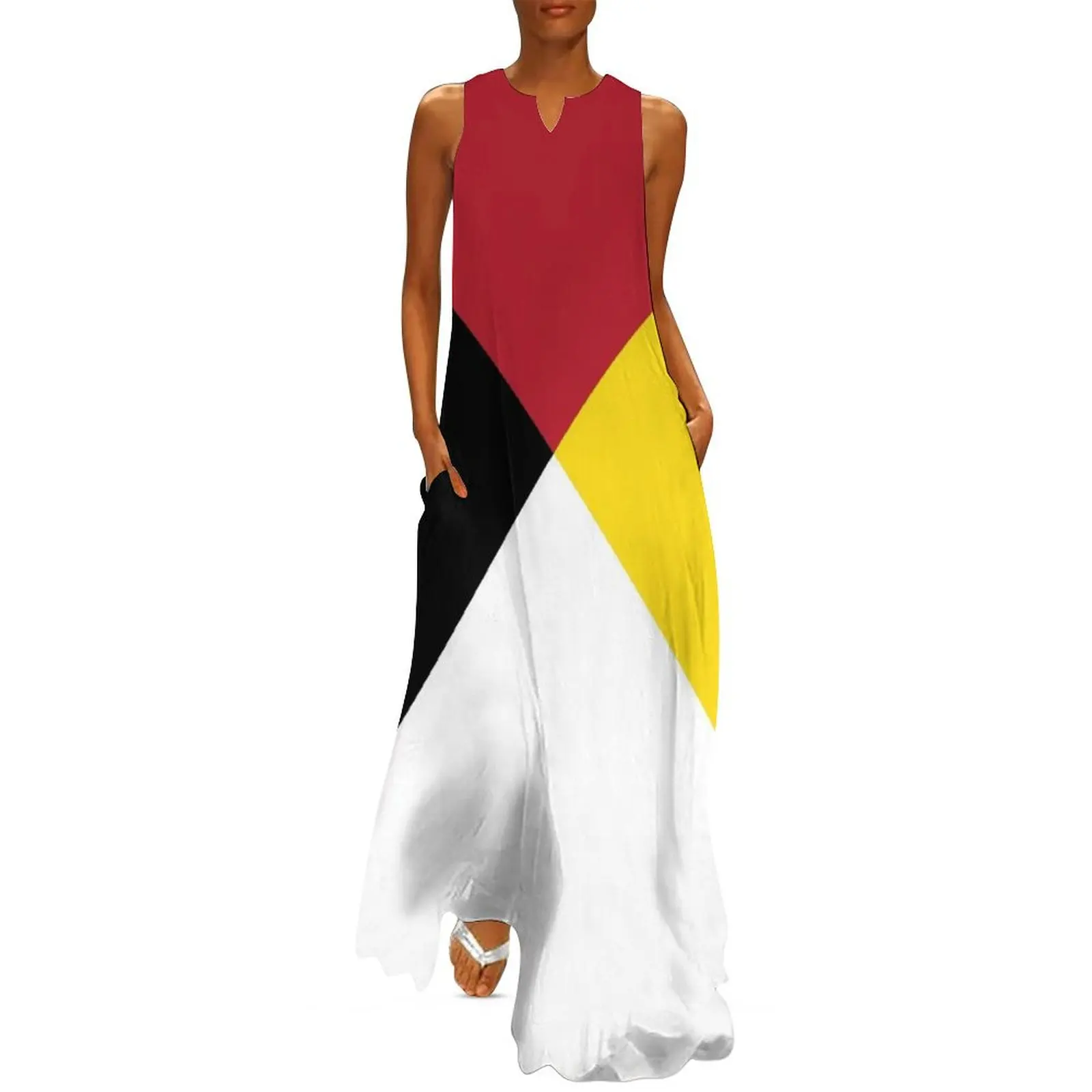 Medicine Wheel Long Dress elegant women's sets dress summer sexy dress