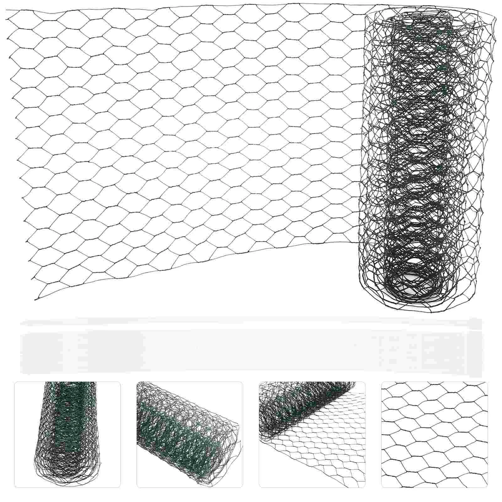 

2 Rolls Flower Arrangement Chicken Wire Mesh for Crafts Iron Floral Netting Supply Supplies Glower