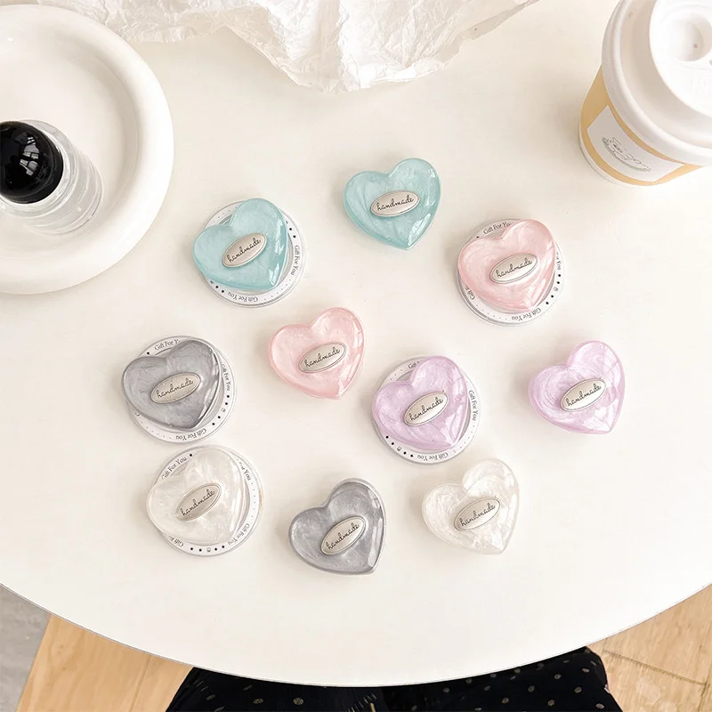 Красочная подставка для телефона в форме сердца, английская легкая роскошная высококачественная магнитная настольная подставка для просмотра шоу