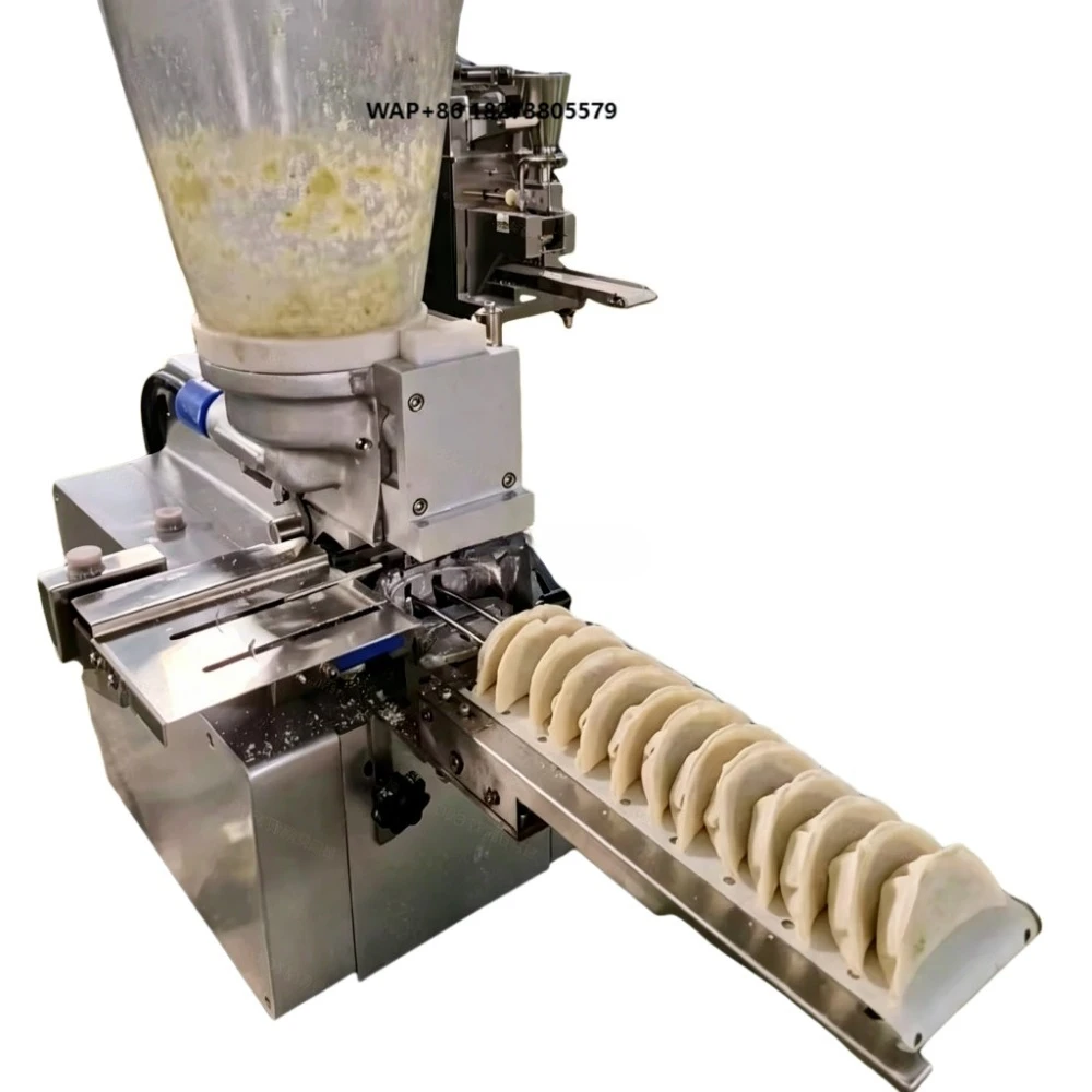 Small Business Commercial Dumpling Making Gyoza Empanada Samosa Stuffing-filling , Wrapper-making Fried Dumpling Making Machine
