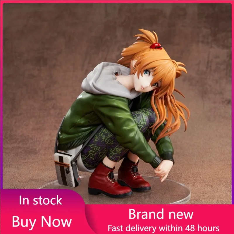 

In stock Genuine EVA Asuka Langley Soryu Ver.RADIO Part.3 12.7CM PVC Action Anime Figure Model Toys Figure Collection Doll Gift