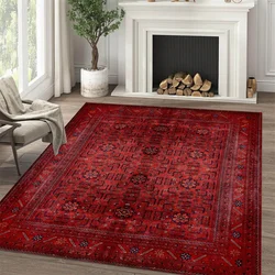 Oriental Red Carpet Persian Vintage Style Rugs for Living Room Oversize Red Carpet Hallway Runner Entrance Traditional Doormat