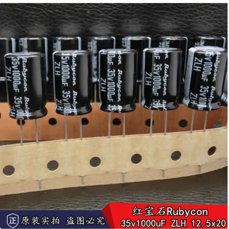 Takefast 2026 Rubycon ZLH Series 35V1000uF 12.5X20MM High Frequency Low Resistance Long Life Electrolytic Capacitors
